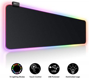 Large RGB Gaming Mouse Pad by FLOPAD