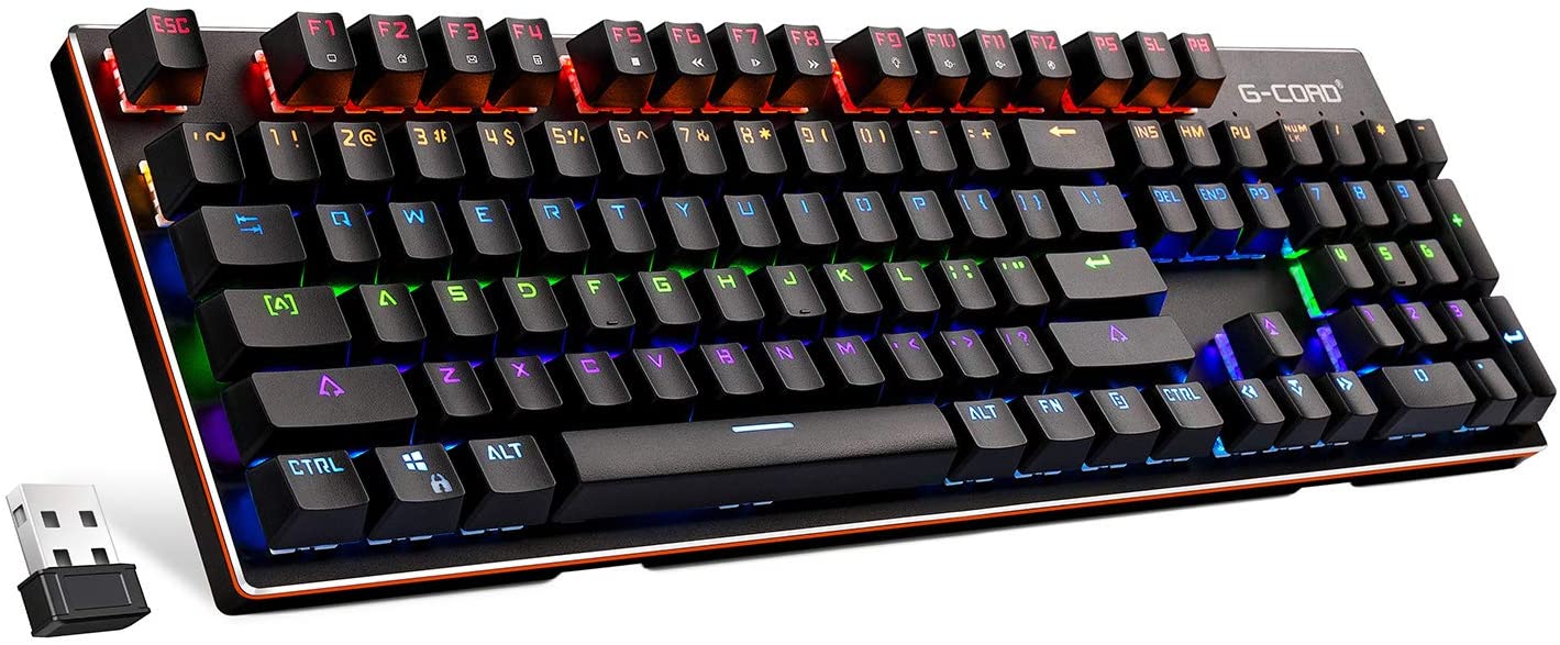 Wireless Mechanical Gaming Keyboard by G-Cord