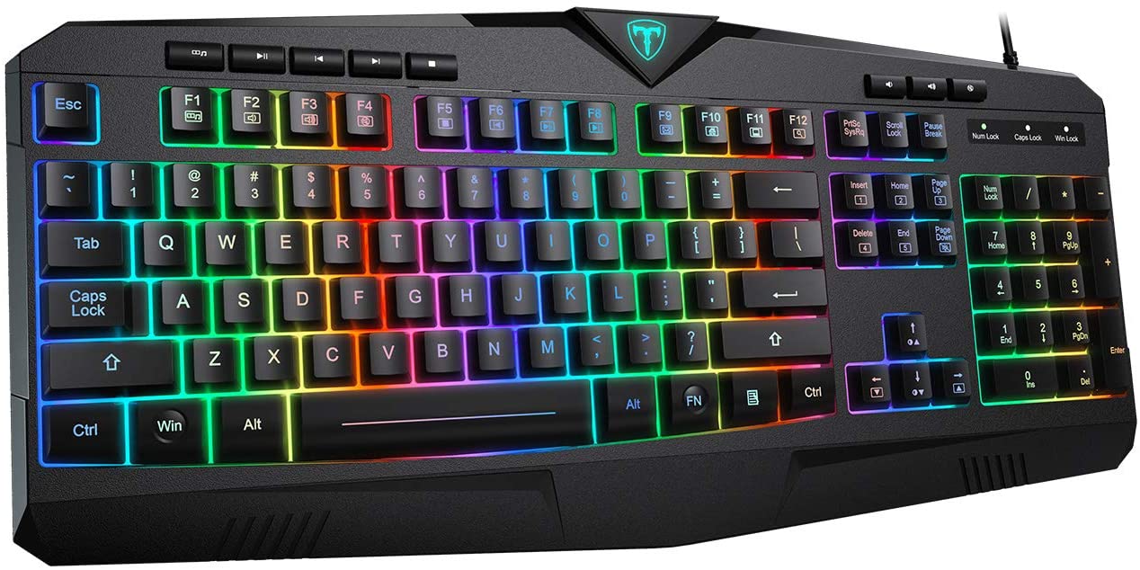RGB Gaming Keyboard USB Wired Keyboard by PICKET
