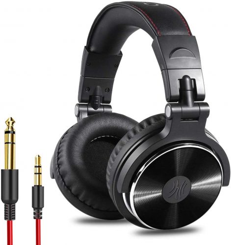 OneOdio Adapter-Free Closed Back Over Ear DJ Stereo Monitor Headphones