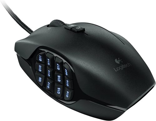 Logitech G600 MMO Gaming Mouse, RGB Backlit