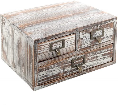 MyGift Rustic Storage Cabinet - Drawer Cabinets